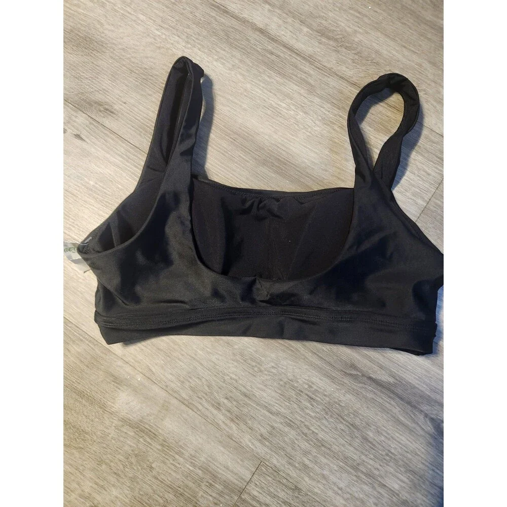 Aerie Black Sports Bra  Size Large NWT